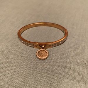 Rose gold Michael Kors cuff bracelet